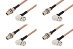 BNC Male Right Angle to Type N Female Cable Assemblies