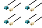 FAKRA Jack Right Angle to SMA Male Cable Assemblies