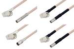 MCX Jack to SMA Male Right Angle Cable Assemblies