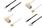 MCX Plug Right Angle to SMA Male Right Angle Cable Assemblies