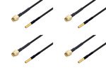MMCX Jack to SMA Male Cable Assemblies