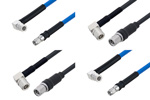 QMA Male Right Angle to SMA Male Cable Assemblies