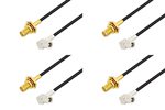 SMA Female to SMB Plug Right Angle Cable Assemblies