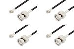 SMC Plug Right Angle to BNC Male Cable Assemblies