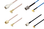 SMP Female Right Angle to SMA Male Cable Assemblies