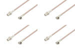 SSMA Male Right Angle to SMA Female Cable Assemblies
