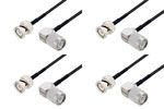 TNC Male Right Angle to BNC Male Cable Assemblies