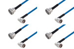 Type N Male Right Angle to 7/16 DIN Female Cable Assemblies