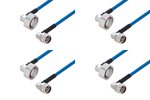Type N Male Right Angle to 7/16 DIN Male Right Angle Cable Assemblies