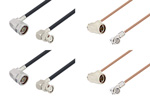 Type N Male Right Angle to BNC Male Right Angle Cable Assemblies
