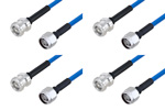 Type N Male to 4.1/9.5 Mini DIN Female Cable Assemblies