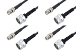 Type N Male to Mini UHF Female Cable Assemblies