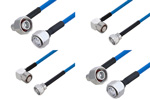 4.1/9.5 Mini DIN Male Right Angle to 4.3-10 Male Cable Assemblies