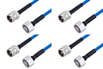 4.1/9.5 Mini DIN Male to 4.3-10 Female Cable Assemblies