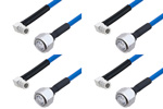 4.3-10 Male to QMA Male Right Angle Cable Assemblies