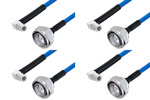 7/16 DIN Male to QMA Male Right Angle Cable Assemblies