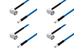 SMA Male to 4.3-10 Male Right Angle Cable Assemblies