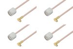 SMP Female Right Angle to TNC Male Cable Assemblies