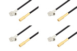 SSMB Plug to SMB Plug Right Angle Cable Assemblies