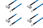 NEX10 Male to 4.3-10 Male Right Angle Cable Assemblies