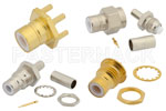 75 Ohm SMB Jack Straight Connectors