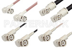 BNC Male Right Angle to BNC Male Right Angle Cable Assemblies