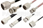 Type N Male to BNC Male Cable Assemblies