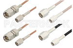 SSMA Male to SMA Male Cable Assemblies