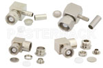 75 Ohm SMC Plug Right Angle Connectors