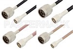 Type N to Mini UHF Cable Assemblies