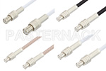 MCX Plug to MCX Plug Cable Assemblies