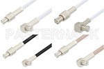 MCX Plug to MCX Plug Right Angle Cable Assemblies