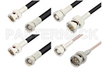 SMC Plug 75 Ohm to BNC Male 75 Ohm Cable Assemblies