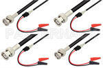 Mini Alligator Clip to BNC Male Test Cable Assemblies