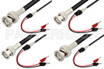 Mini Banana Plug to BNC Male Test Cable Assemblies