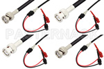 Hook Sexless to BNC Male Cable Assemblies