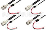 Unterminated Lead Sexless to BNC Male Cable Assemblies