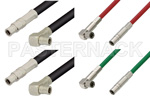 Mini SMB Plug 75 Ohm to Mini SMB Plug Right Angle 75 Ohm Cable Assemblies