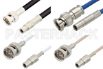 BNC 75 Ohm to Mini SMB 75 Ohm Cable Assemblies