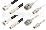 Mini SMB Plug 75 Ohm to BNC Male 75 Ohm Cable Assemblies