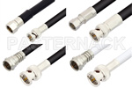 BNC 75 Ohm to Type F 75 Ohm Cable Assemblies