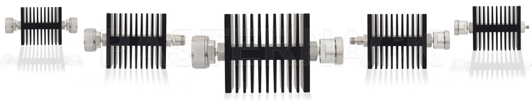 7-16 DIN 50 Watt Medium Power RF Attenuators