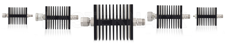 N DIN 50 Watt Medium Power RF Attenuators