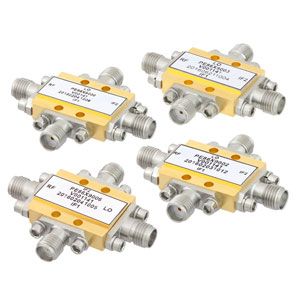 Pasternack's New IQ mixers with RF and LO frequency bands ranging from 4 GHz to 38 GHz