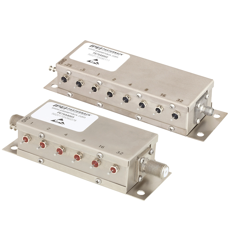 Relay Controlled Programmable Attenuators from Pasternack