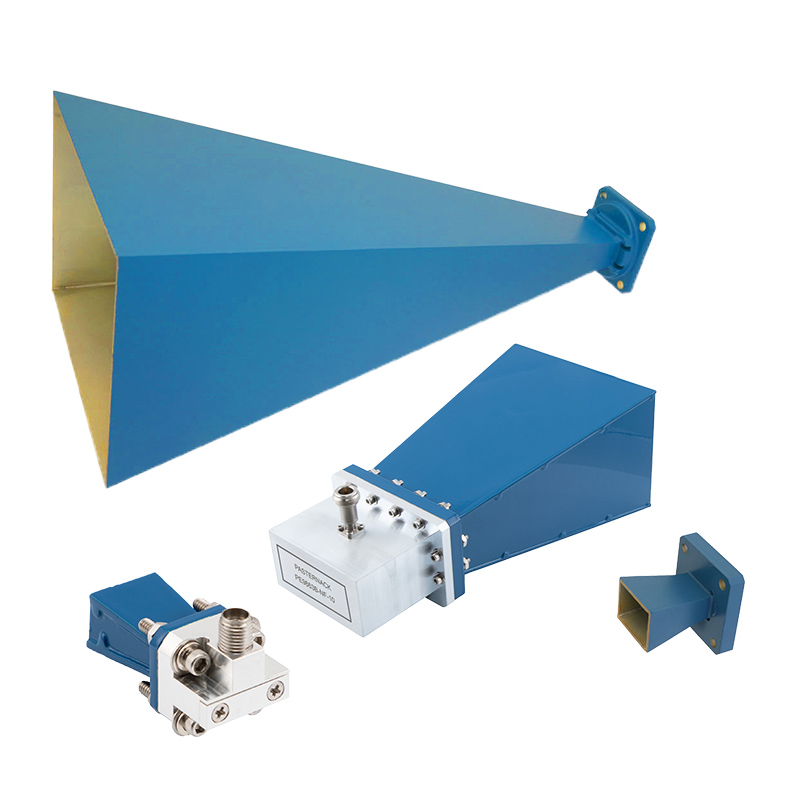 standard gain waveguide horn antennas