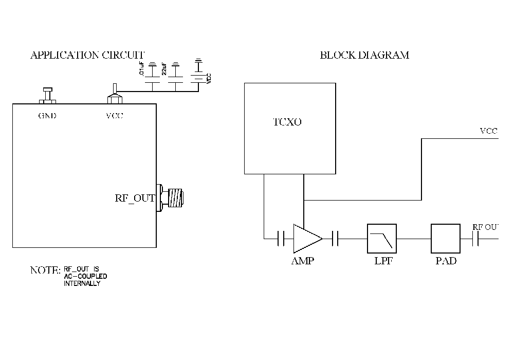 10 MHz Free Running Reference Oscillator, Internal Ref., Phase Noise -150 dBc/Hz, SMA