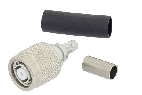 Reverse Polarity TNC Male Connector Crimp/Non-Solder Contact Attachment for LMR-200, PE-C200