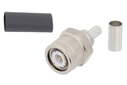 TNC Male Connector Crimp/Non-Solder Contact Attachment for LMR-200, PE-C200