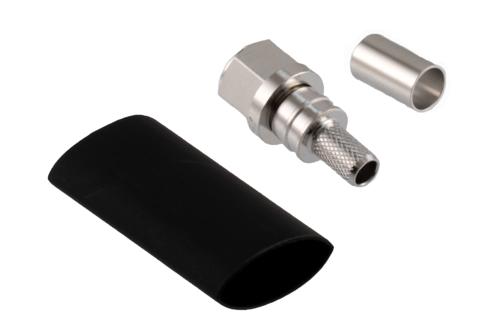 75 Ohm F Male Connector Crimp/Non-Solder Contact Attachment for LMR-240-75, LMR-240-75-DB, LMR-240-75-FR